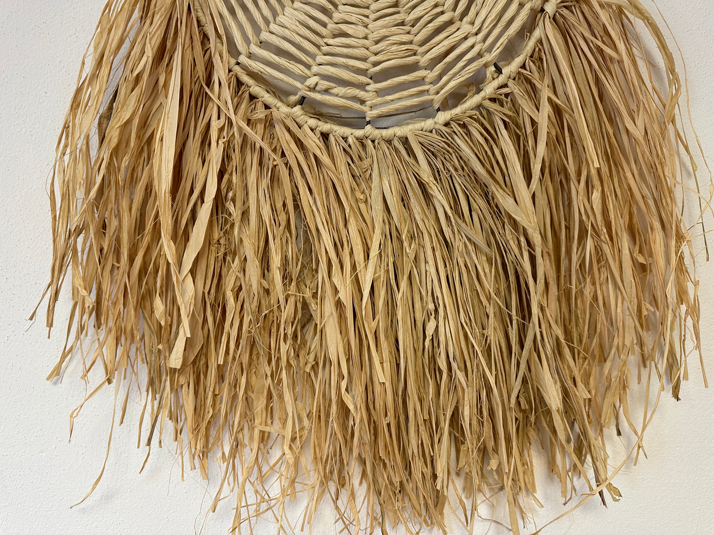 Boho Wandbehang aus Raphia