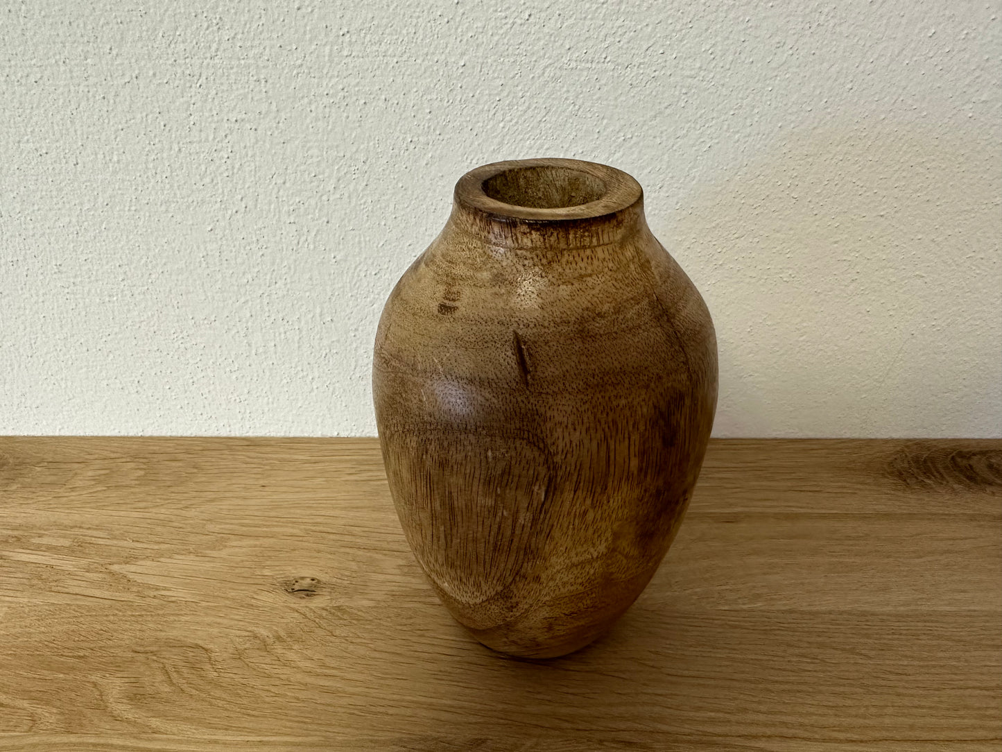 Vase aus Mangoholz 15cm