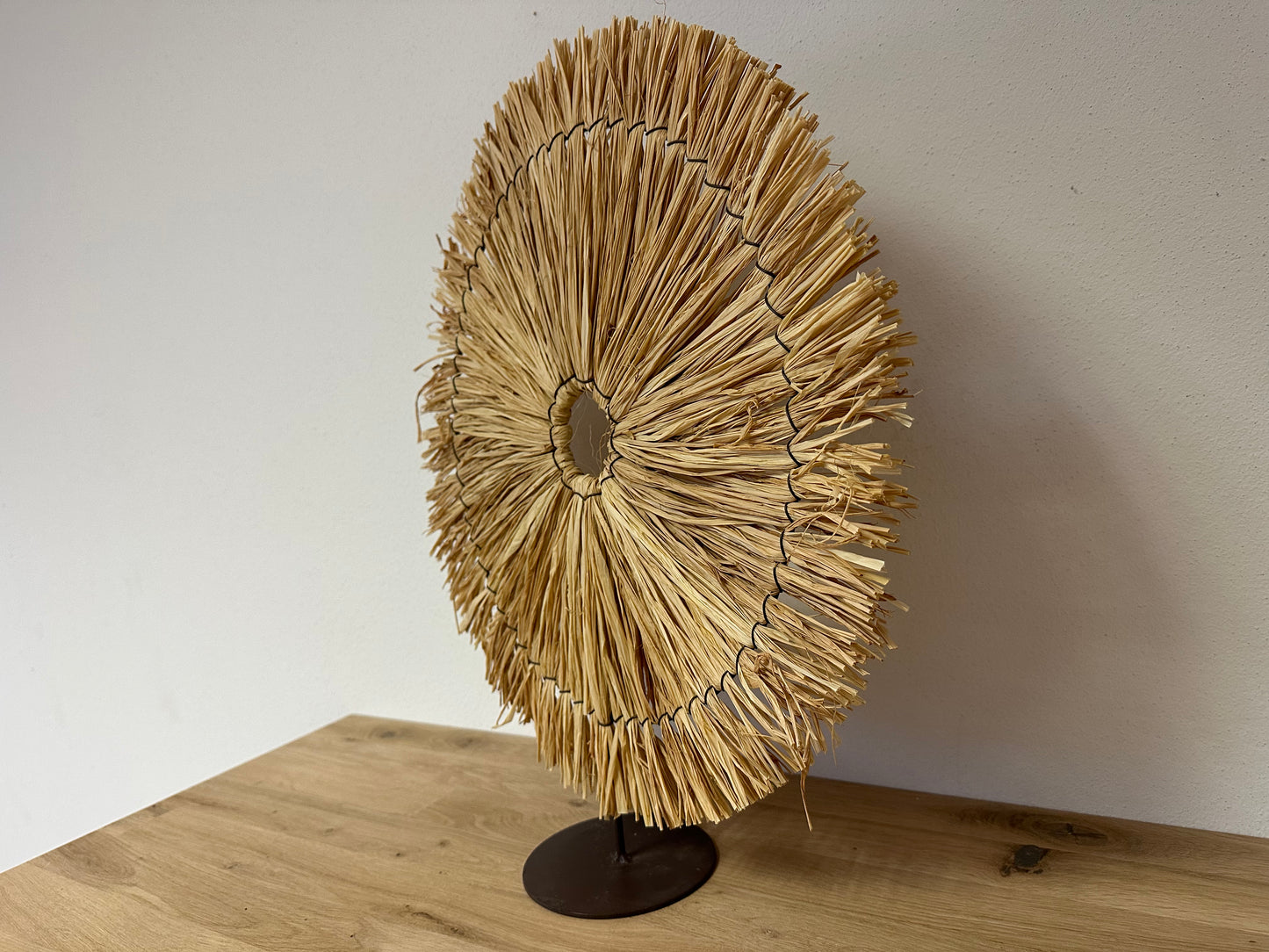 Deko Aufsteller Raphia Sonne 40cm