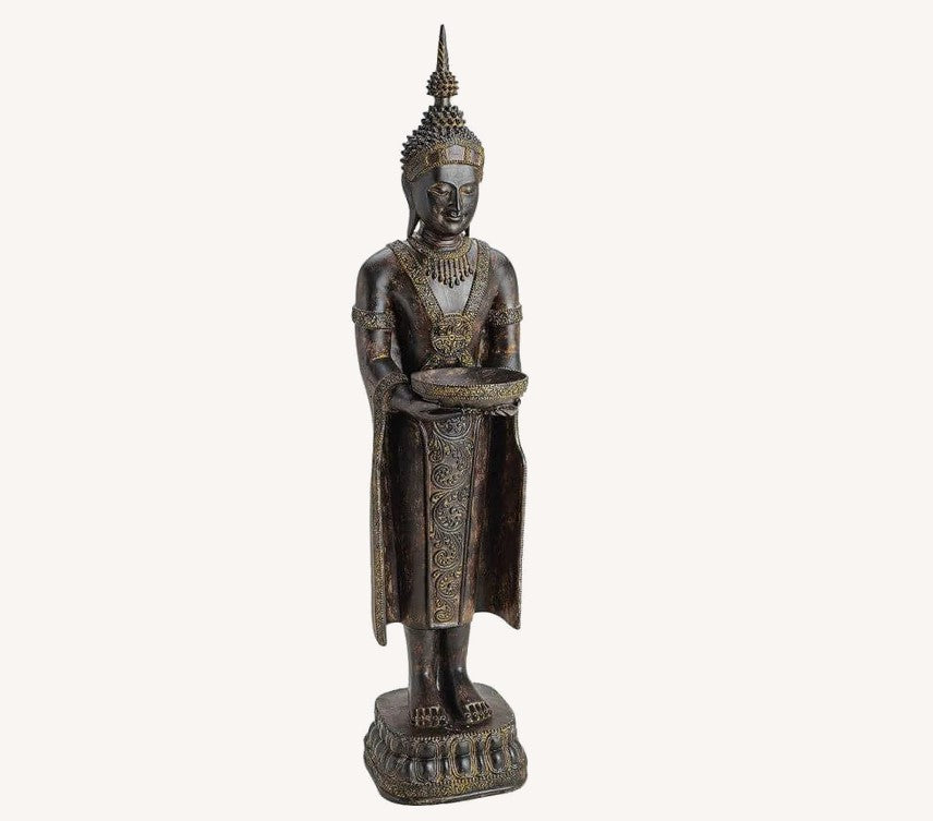 XXL Buddha Skulptur stehend 77cm