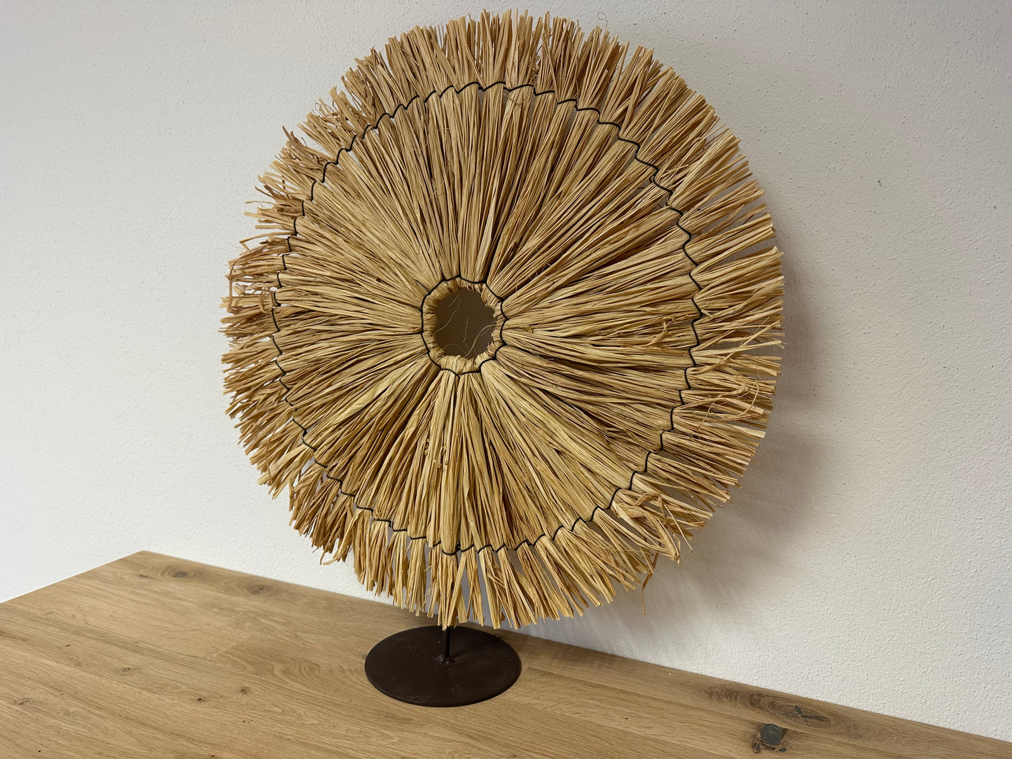 Deko Aufsteller Raphia Sonne 40cm