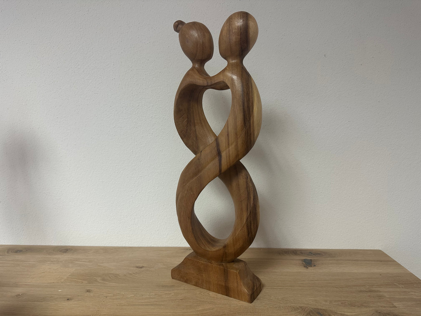 Holz Statue Liebespaar 40cm