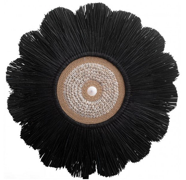 Wanddekoration Boho Bali schwarz 50cm