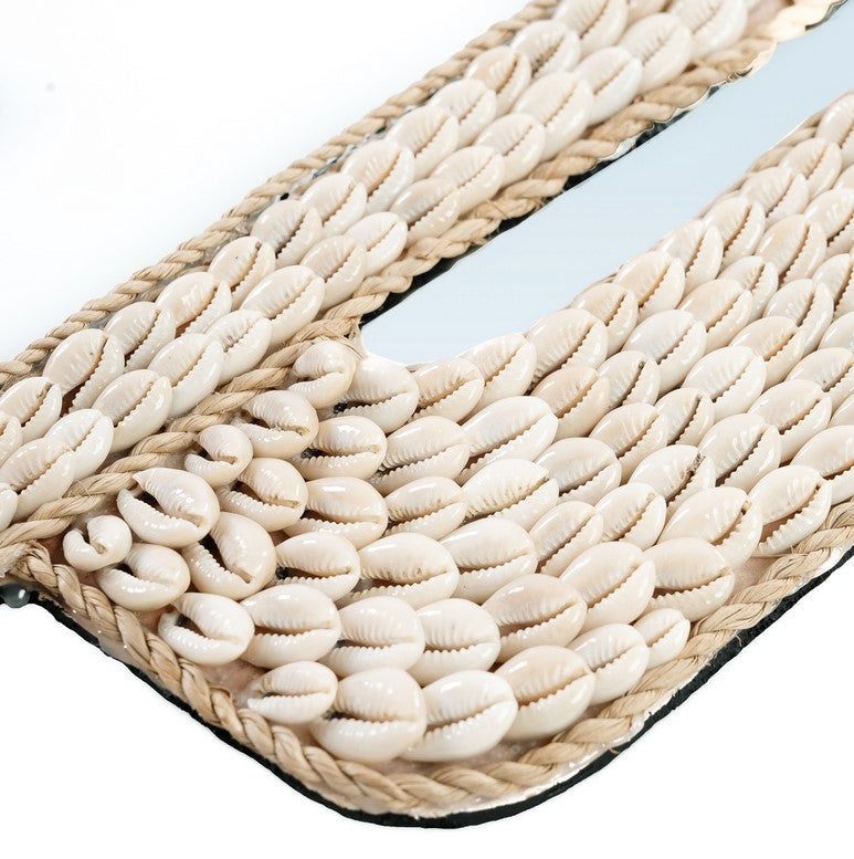 Wandspiegel Kaktus mit Muscheln