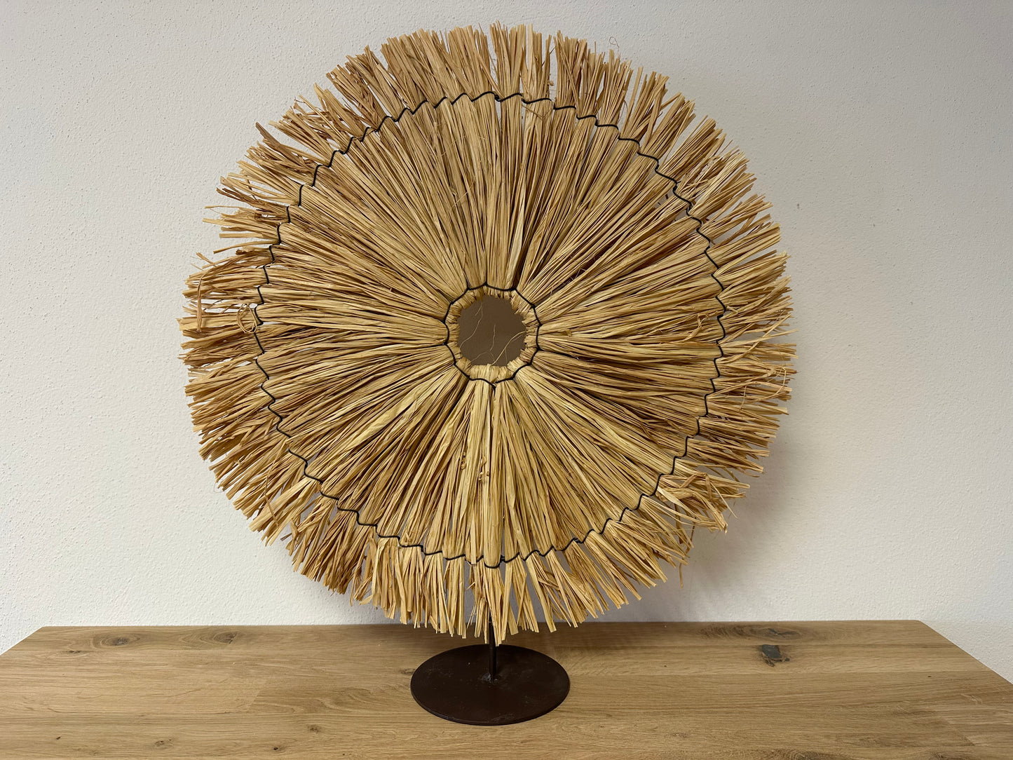 Deko Aufsteller Raphia Sonne 40cm