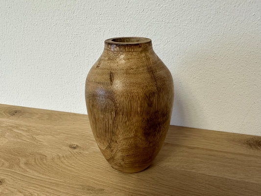 Vase aus Mangoholz 15cm
