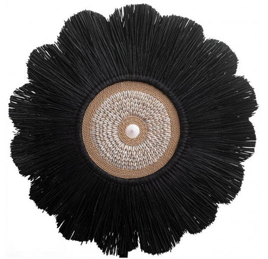 Wanddekoration Boho Bali schwarz 50cm